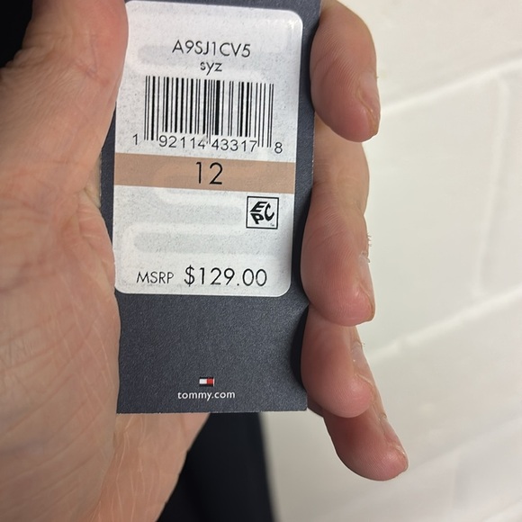 Tommy Hilfiger Blue and White Ruffled Sleeve Romper - Picture 4 of 11